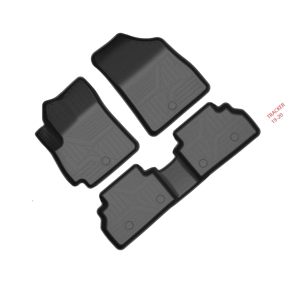 Interior Auto Accessories For Chevrolet Tracker Trax 2019 2020 2021 2022 2023 Floor Mats Rear Trunk Mats Car Parts TPE 3D Mats