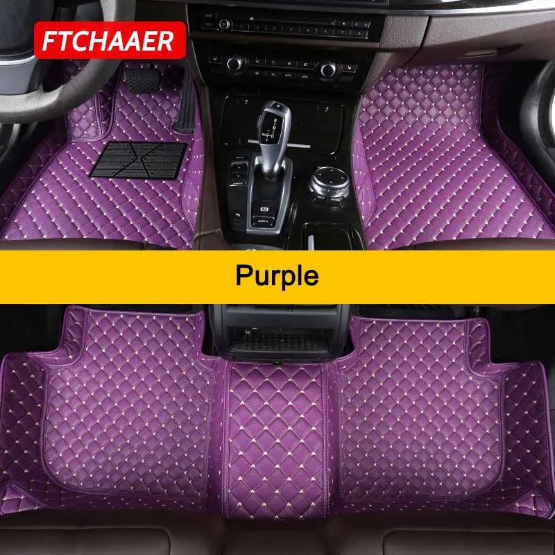 FTCHAAER Custom Car Floor Mats For Audi Etron Q4 e-tron Q5e-tron Auto Carpets Foot Coche Accessorie