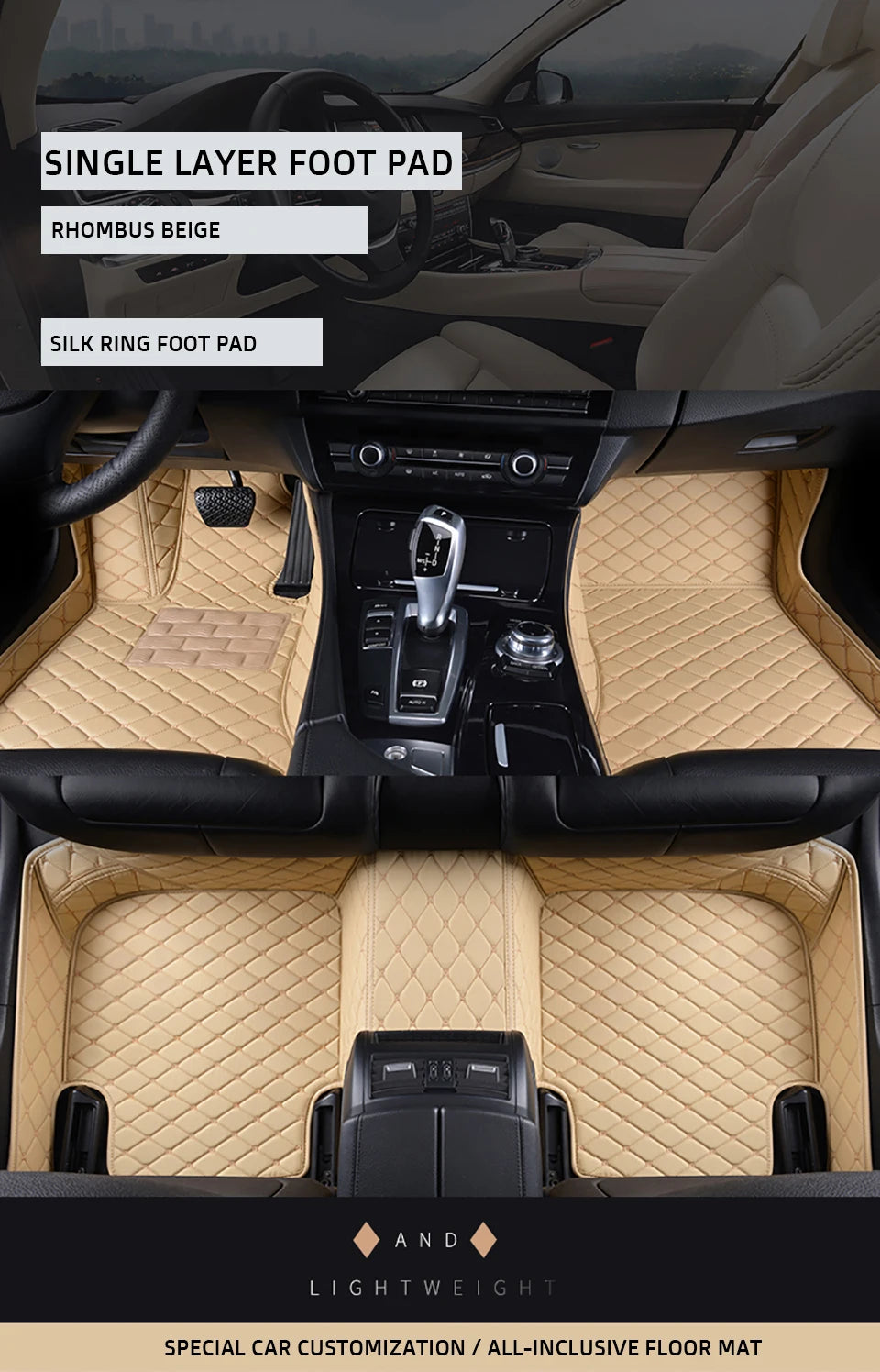 TITIPLER Custom Car Floor Mats For Alfa Romeo Stelvio Auto Carpets Foot Coche Accessorie