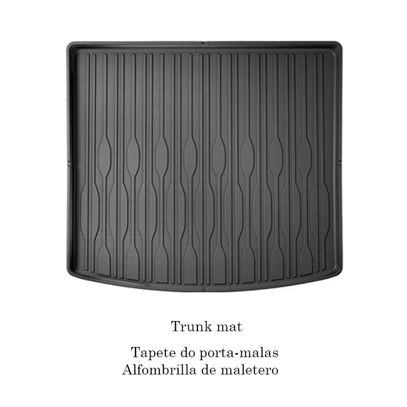 TPE Car Floor Mats For BYD Song Pro Dmi 2024 2025 Cargo Liners Waterproof Non-slip Seat Back Protector Trunk Mats Car Carpet