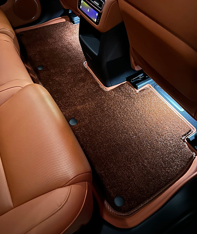 Wholesale Car Floor Mats for Lixiang L7 2023 2024 2025 Waterproof Non-slip Foot Pad TPE Car Carpet Black Floor Liners Trunk Mats