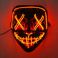 Halloween Carnival Party Costume Decoration Luminous LED Mask Halloween Mask LED Maske Light Up Party Masks for Glow Party