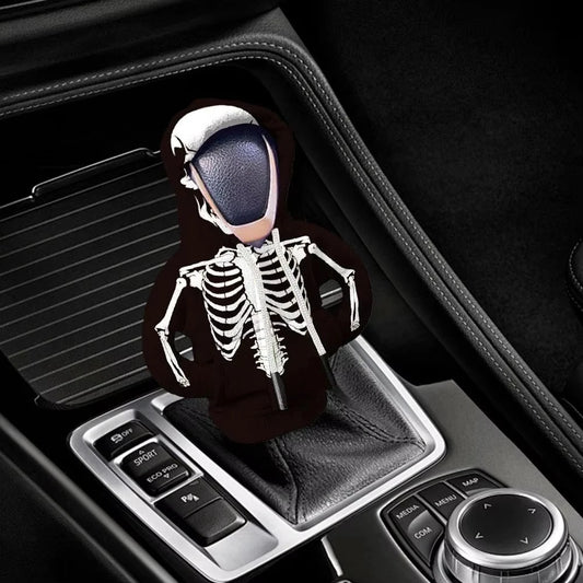 Gear Shift Halloween Style Hoodie Cover Shift Cover Car Gear Handle Decoration Fits Manual Auto Universal Lever Interior Decor