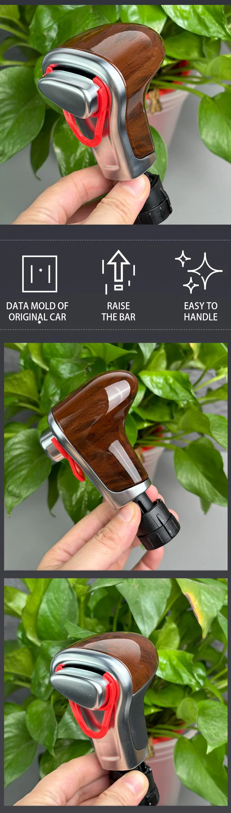 Auto Automatic Shift Knob For Audi A6 C6 A3 8P A4 B8 A5 Q5 Q7 A7 Gear shift knob boot