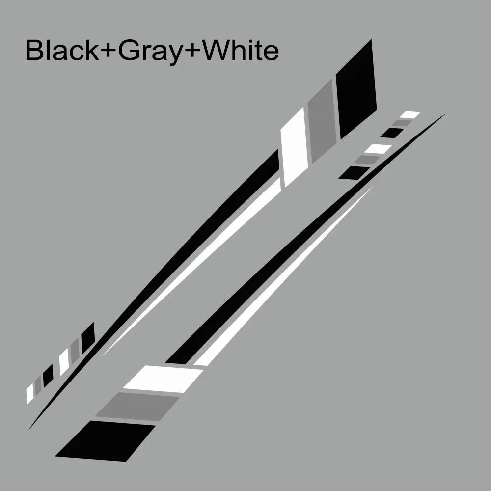 Car Body Side Stickers Graphics Stripes Decor Decal Universal for Van Motorhome RV Camper Cargo Panel Auto Tuning Accessories