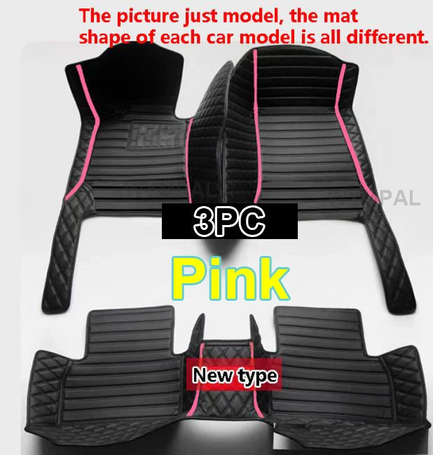 Custom Made Leather Car Floor Mats For Dacia Duster 2010 2011 2012 2013 2014 2015 2017 Carpets Rugs Foot Pads Accessories