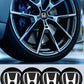 4Pcs 56mm Car Wheel Center Hub Caps Logo Sticker For Honda Civic Fit Jazz Accord CRV HRV City Odyssey Passport Pilot Vezel