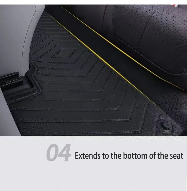 TPE Car Floor Mat For Land Rover Discovery 4 L319 LR4 2010~2016 Luxury Leather Waterproof Foot Pads LHD Carpets Auto Accessories