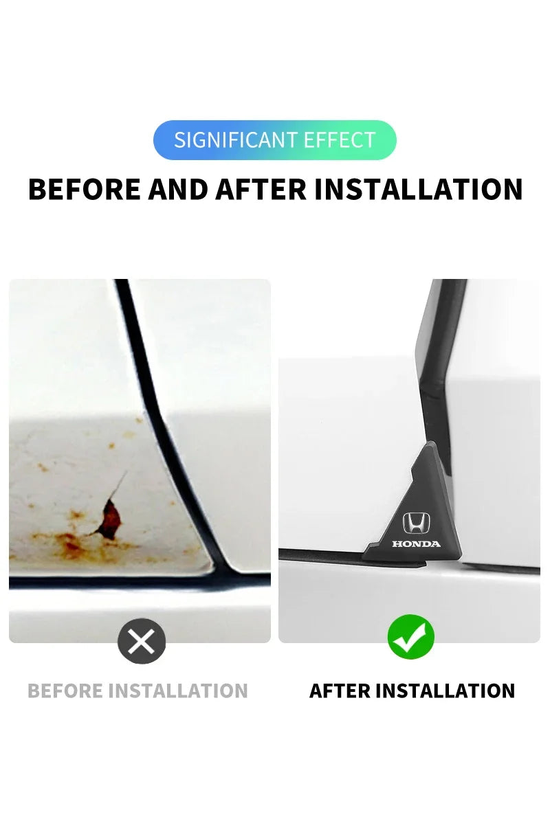 2Pcs New Car Door Corner Collision Anti-scratch Protector for Honda Civic Accord Fit City Vezel CRV Odyssey Jazz Prelude Insight