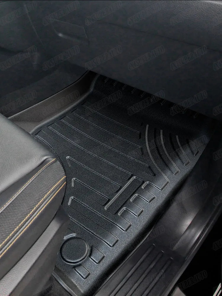 3D TPE Floor Car Floor Mats for Ford Ranger 2012-2021 T6 T7 T8 PX PX2 PX3 Wildtrak XLT Xl Double Cab PICKUP 4X4 Car Accessories