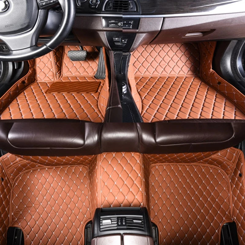 Car Foot Pads Automotive Liners For Fiat Toro 2016-2022 Protective Pad Custom Leather Auto Floor Mats Automobile Carpet Cover