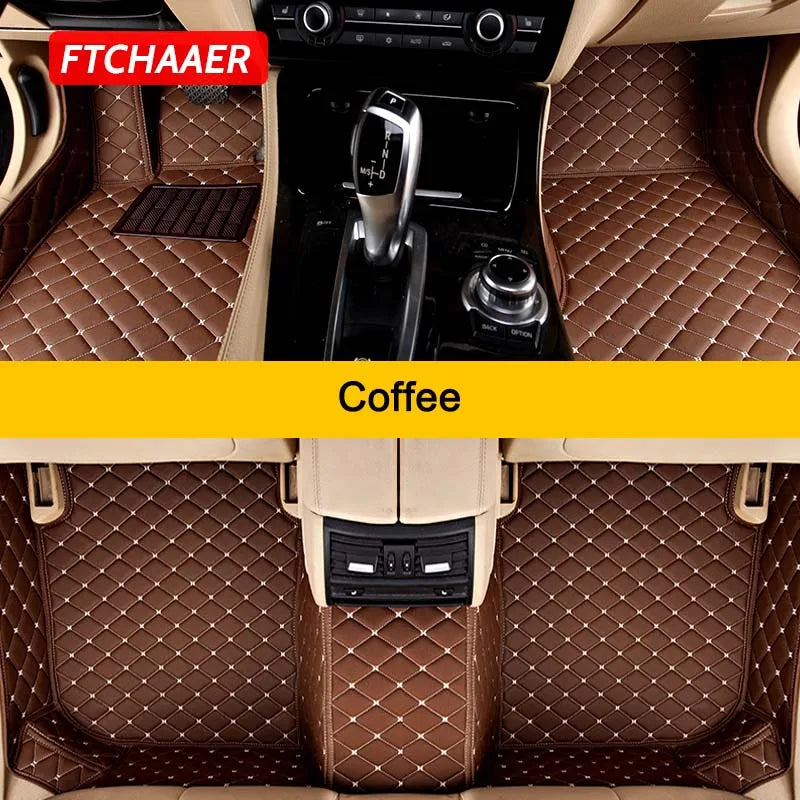 FTCHAAER Custom Car Floor Mats For Audi Etron Q4 e-tron Q5e-tron Auto Carpets Foot Coche Accessorie