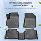 TPE Car Floor Mats for Kia Seltos 2024-2025 All-Weather Waterproof Non-Slip Trunk Protector Left-Hand Drive Car Interior Parts