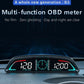 B3 Speedometer Head Up Display OBD2 HUD Car Tachometer Water Temp With Alarm Auto Fuel Consumption Volt Meter Gauge