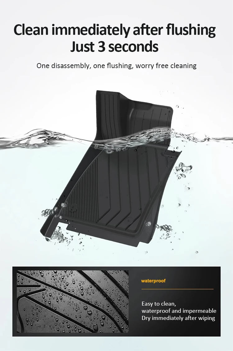 TPE Auto Floor Mats For Hyundai Ioniq 5 N Cars Accessories 2024 2025 2026 Cargo Liner Rug Foot Pad Cover Rugs Water Proof Mat