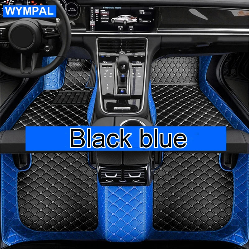 Custom Auto Luxury Leather Car Floor Mat For Renault Clio 4 2013 2014 2015 2016 Car Mat Full Set Women Waterproof Accessories
