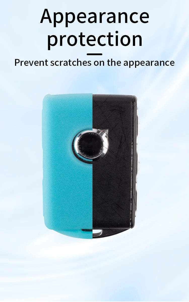 Silicone Key case for Volvo XC60 XC40 XC90 S90 V60 S60 V90 2020 Car Key Cover Case Keychain Accessories Protection Shell Skin