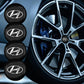 4Pcs Car Emblem Wheel Center Hub Badge Stickers Accessories For Hyundai I20 I30 I40 IX20 IX35 Kona Getz Genesis Veloster Tucson