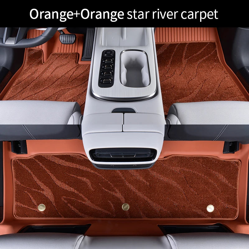 Luxury All-weather Double-layer Multicolored TPE Car Floor Mat Specifically Designed for Bestune T55