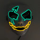 Halloween Carnival Party Costume Decoration Luminous LED Mask Halloween Mask LED Maske Light Up Party Masks for Glow Party
