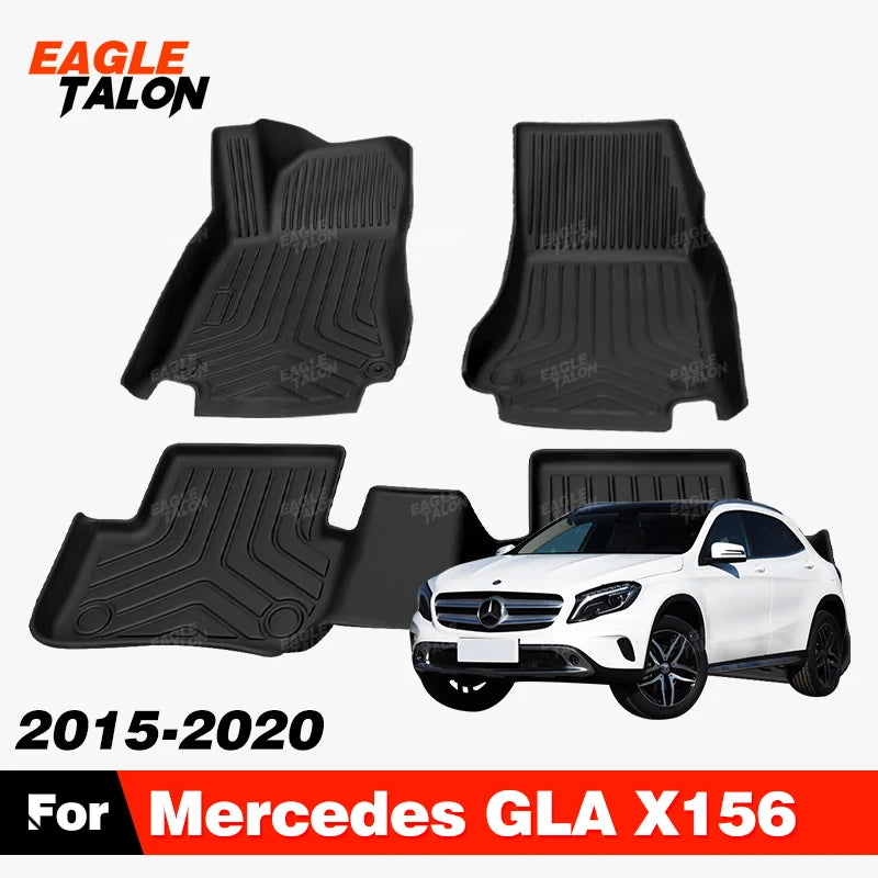 Custom TPE Car Floor Mat For Mercedes-Benz GLA X156 2015-2020 19 18 17 16 Carpet Cover Non-slip Interior Protector Accessories