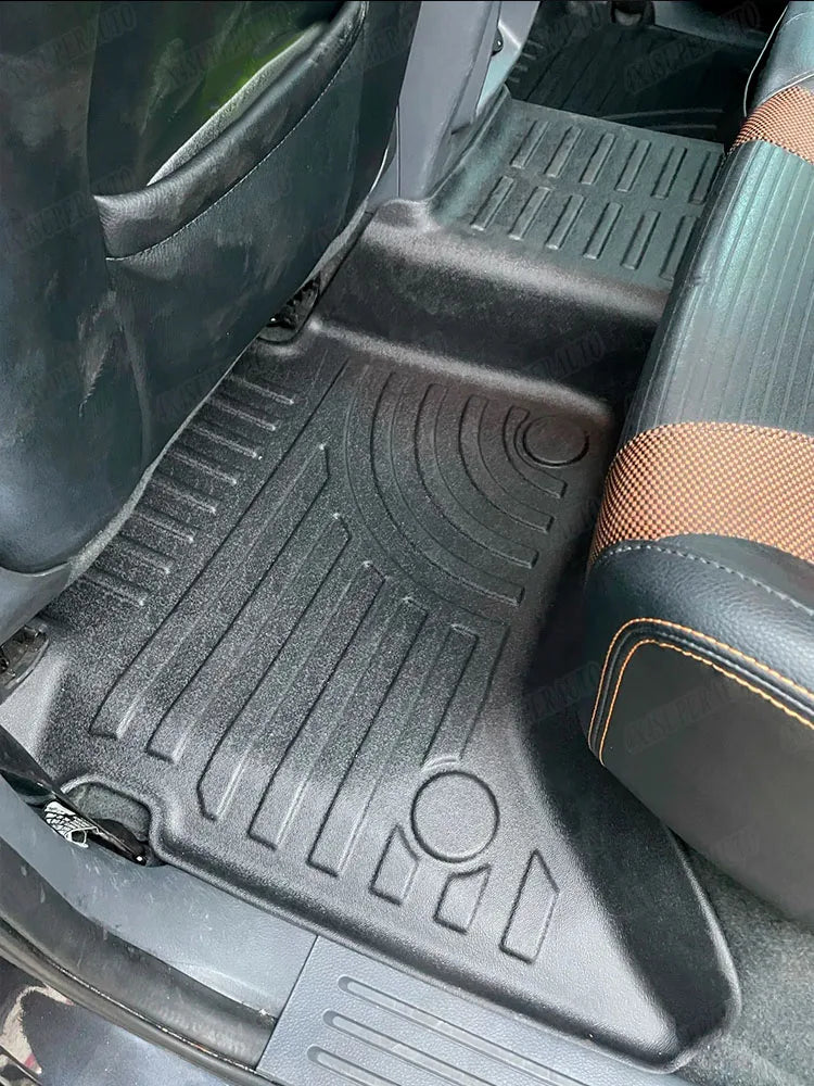 3D TPE Floor Car Floor Mats for Ford Ranger 2012-2021 T6 T7 T8 PX PX2 PX3 Wildtrak XLT Xl Double Cab PICKUP 4X4 Car Accessories