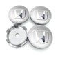 4pcs 60mm Car Wheel Center Hub Cap Rim Cover Emblem Stickers For Honda Civic Fit Jazz Accord Pilot Passport Stepwgn CRV BRV HRV