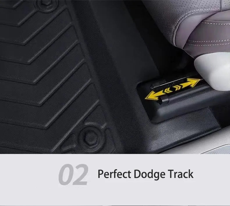 TPE Car Floor Mat For Land Rover Discovery 4 L319 LR4 2010~2016 Luxury Leather Waterproof Foot Pads LHD Carpets Auto Accessories