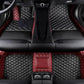 Custom Car Mats For Dacia Duster 2021~2023 Leather All Weather Waterproof Non-Slip Diamond Full Covered Personalized Black Red