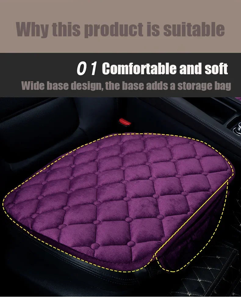 Car Seat Covers Full Set Plush Cars Accessories Breathable Car Seat Covers Universal for All Seasons Covers Cars Seats Warm Soft