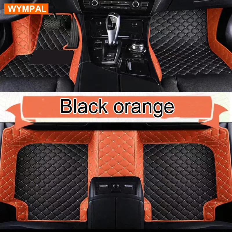 Custom Automotive Car Floor Mats For VW Jetta MK6 2011 2012 2013 2014 2015 Auto Luxury Leather Men Women Car Mats Full Coverage