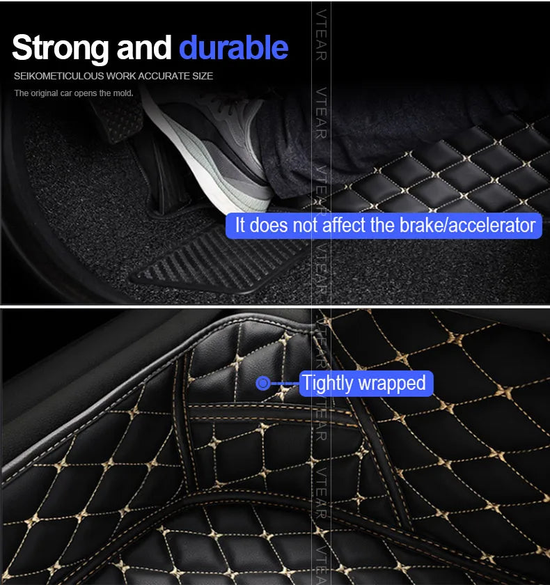 Vtear Car Carpet Cover Decoration Dustproof Floor Mat Accessories Interior Anti Dirt Pad Non Slip Parts For Chery Exeed RX 2024