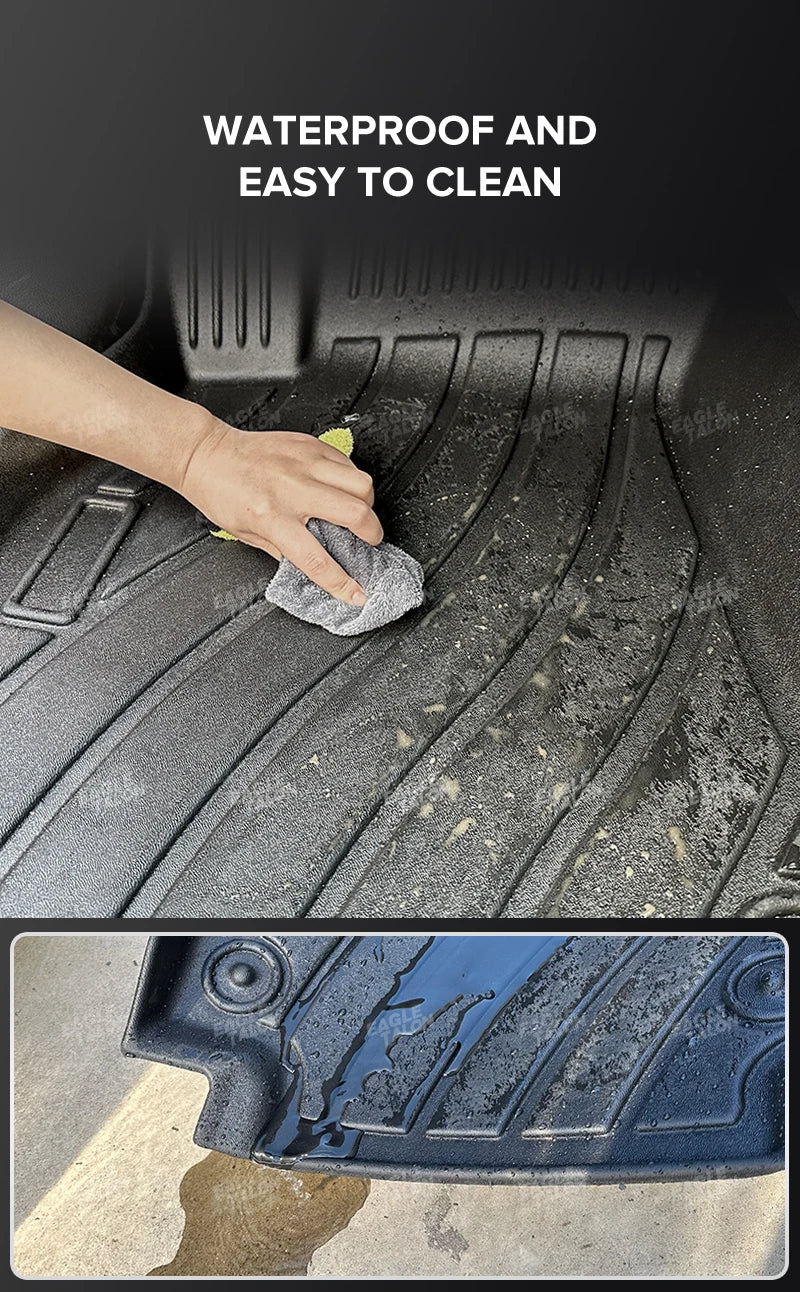 For Mercedes-Benz GLS 2020-2025 2024 2023 2022 2021 All-Weather TPE Car Floor Mat Carpet Cover Interior Protector Accessories