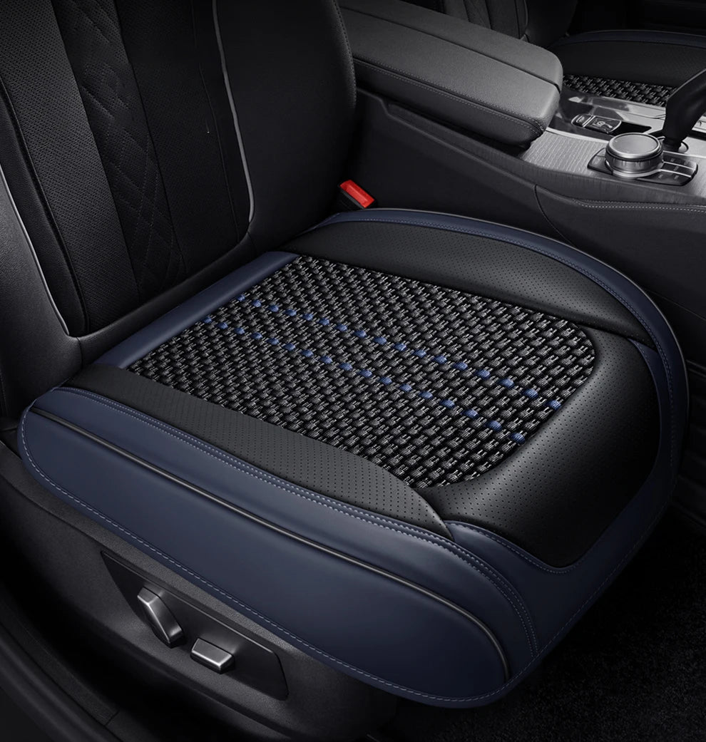 Leather Front Car Seat Protectors Covers Cushion Luxury Waterproof For i40 g30 nissan qashqai j10 kicks aveo byd sealion 6