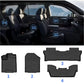 Floor Mats for Honda Pilot 2016-2022 All Weather Protection Cargo Liner with Backrest Mat Behind 3rd Row Back Seat Accessories