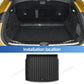 Car Floor Mats Cargo Liner Trunk Pad TPE 3D Foot Mat Waterproof All Weather BLACK For Polestar 4 2025 2024 2023