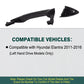 Black Exterior Door Handle for Hyundai Elantra 2011 2012 2013 2014 2015 2016 Front Rear Left Right