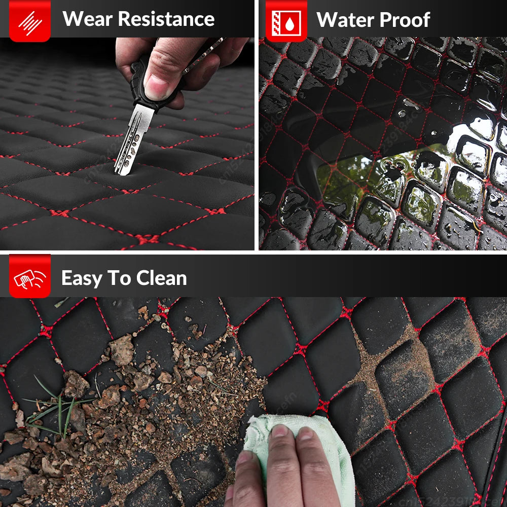 Car Trunk Mat For VOLKSWAGEN VW CC 2010 2011 2012 2013 2014 2015 2016 2017 2018 Custom Car Accessories Auto Interior Decoration