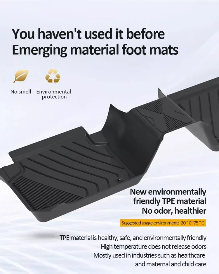 TPE Auto Floor Mats For Hyundai Ioniq 5 N Cars Accessories 2024 2025 2026 Cargo Liner Rug Foot Pad Cover Rugs Water Proof Mat