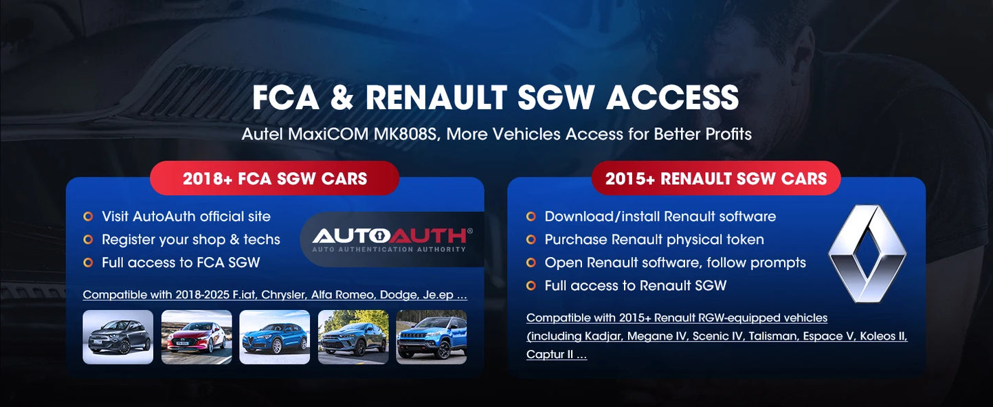 Autel MaxiCOM MK808S Bidirectional Tool as MK808BT Pro MX808S OBD2 Scanner Bi-directional Control Diagnosis Automotive Tools