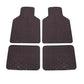 Car Floor Mats 4 Pcs Universal PU Leather Floor Mats Liners For Cars Truck SUV Front Rear Mats Foot Pad Car Accessories