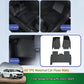 For Skoda Octavia RS 2021~2025 2022 2023 2024 TPE Car Waterproof Non-slip Floor Mat Full Surround Protective Liner Foot Carpet