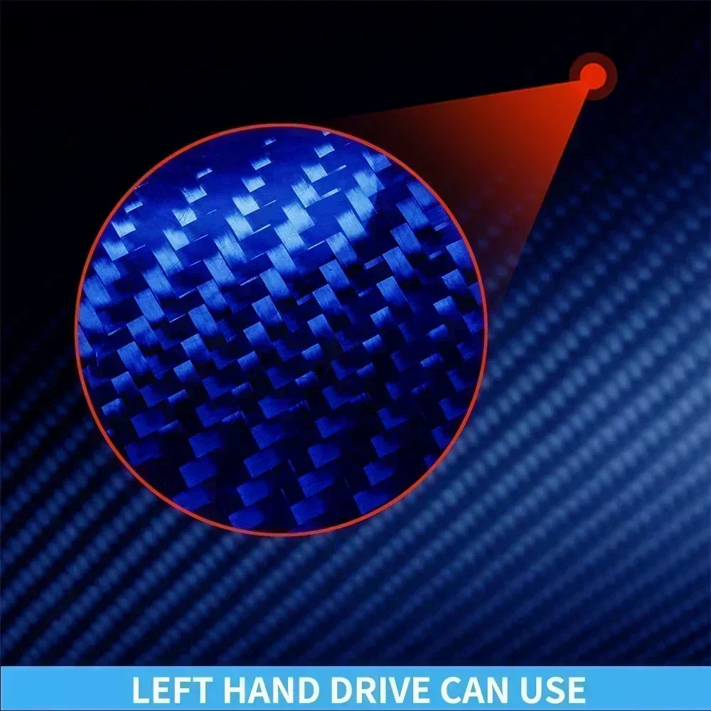 For Chrysler 300 300C 2015-2021 Carbon Fiber Center Console Dashboard Panel Interior Cover Stickers Auto Trim Car Accessories