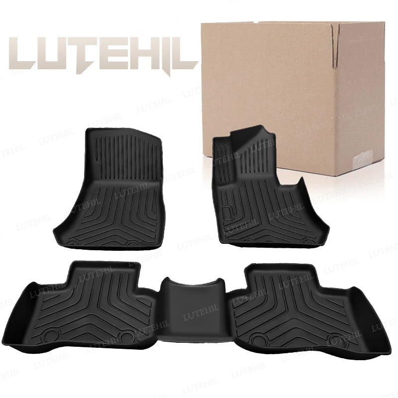 For Mercedes-Benz GLC X253 2016-2019 2018 2017 Custom TPE Car Floor Mat Carpet Cover Non-slip Interior Protector Accessories