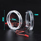LED Projector Lens 2.5 Inch Bi LED High Low Beam Lights 80mm LED Halo for H4 H7 9005 9006 Car Headlight Bulbs Auto Diodes Turbo