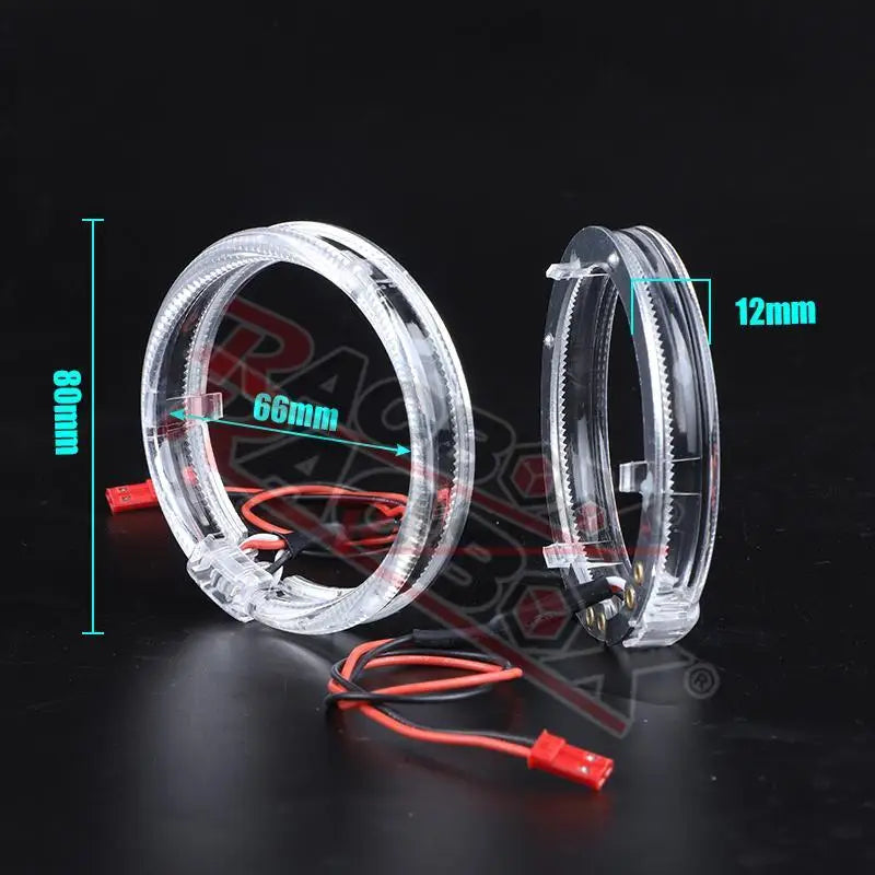 LED Projector Lens 2.5 Inch Bi LED High Low Beam Lights 80mm LED Halo for H4 H7 9005 9006 Car Headlight Bulbs Auto Diodes Turbo