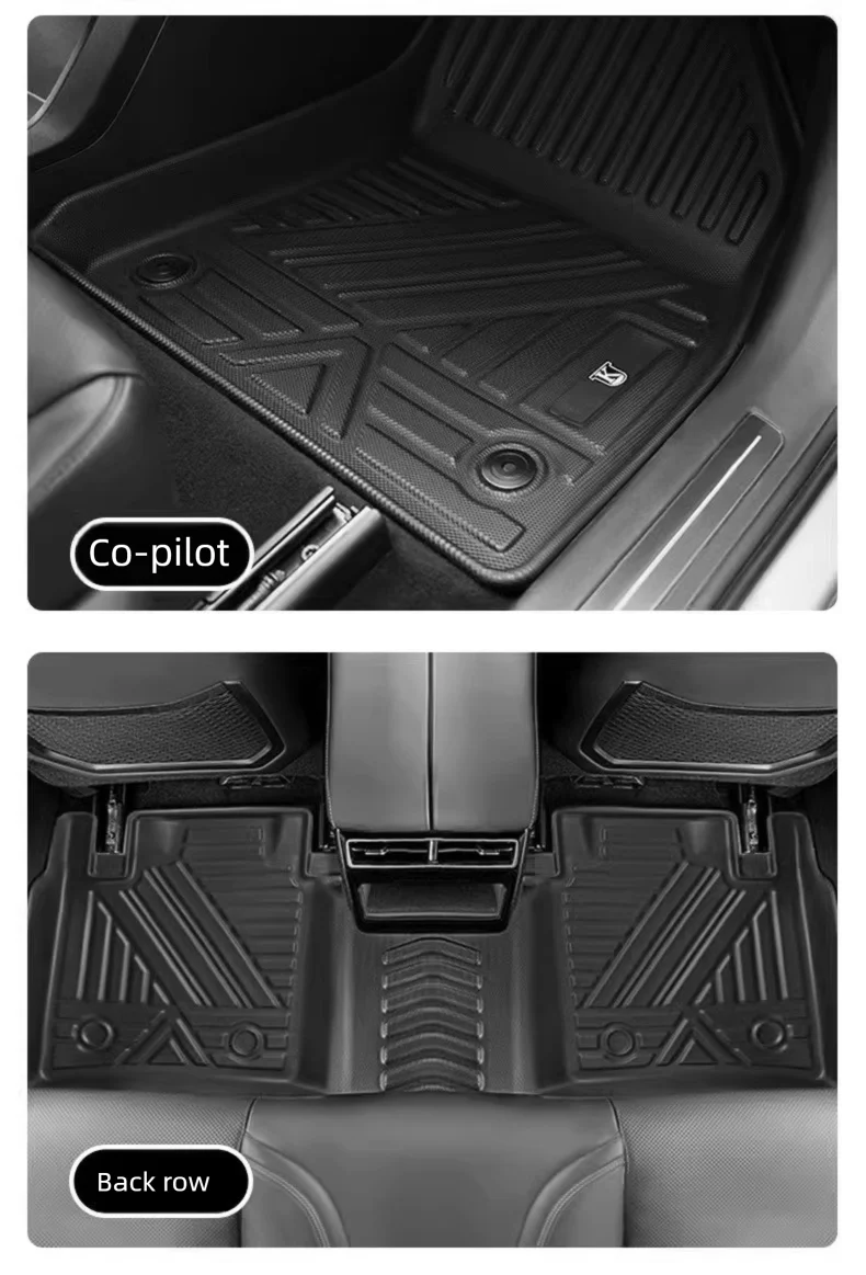 TPE Floor Mats For Peugeot E308/308 GT 2024-2025 hybrid LHD Waterproof Anti-Slip Custom Fit All-Weather accessories