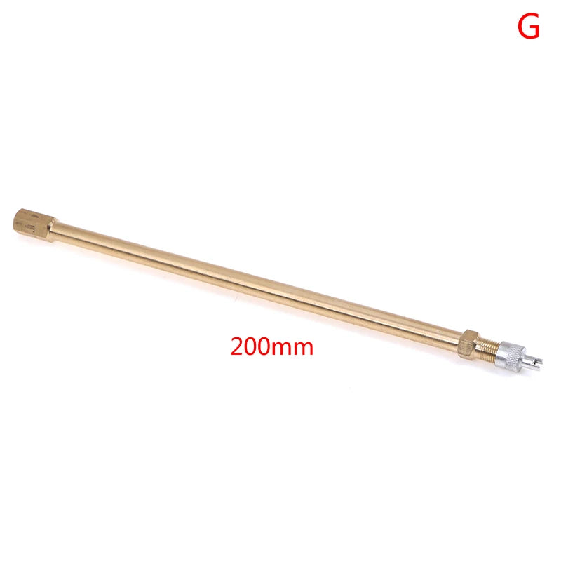 Car Auto Truck Brass Wheel Tire Valve Cap Tyre Stem Extension Pole Cap Extender Steamboat Inflation Valve Stems Automobiles Tool