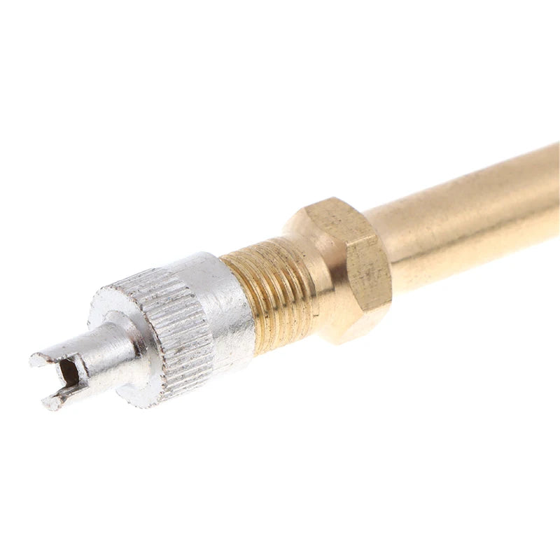 Car Auto Truck Brass Wheel Tire Valve Cap Tyre Stem Extension Pole Cap Extender Steamboat Inflation Valve Stems Automobiles Tool
