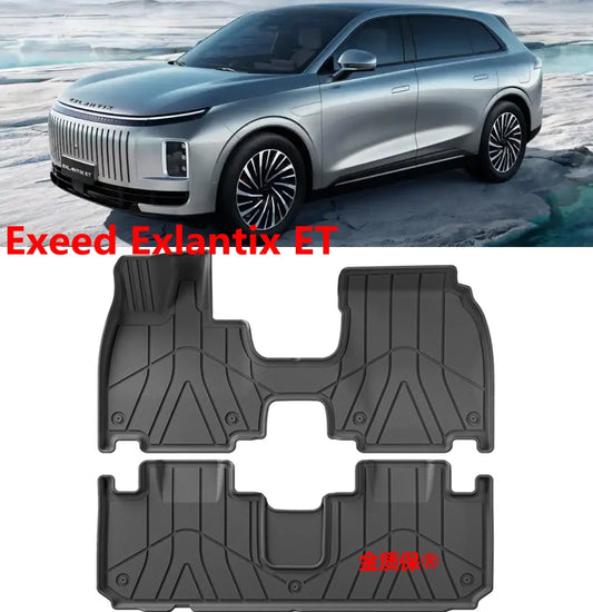 Use for Exeed Exlantix ET Car carpet ET floor mat Exlantix ET trunk mat Full Set Trimto Fit For Exlantix ET waterproof floor mat